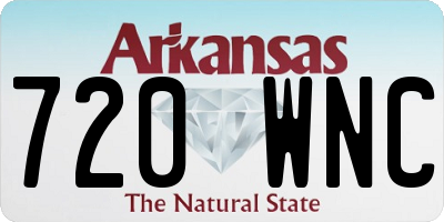 AR license plate 720WNC