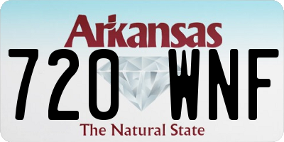 AR license plate 720WNF