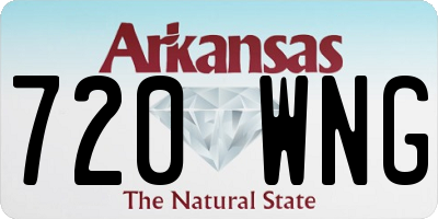 AR license plate 720WNG