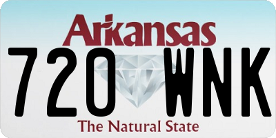AR license plate 720WNK