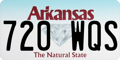 AR license plate 720WQS
