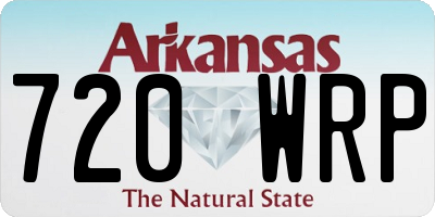 AR license plate 720WRP