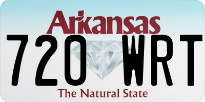AR license plate 720WRT