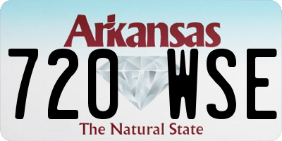 AR license plate 720WSE