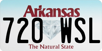 AR license plate 720WSL