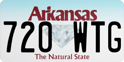 AR license plate 720WTG