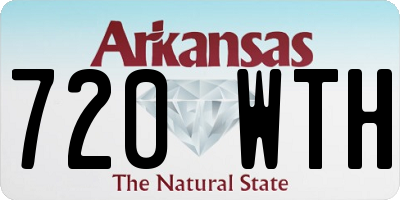 AR license plate 720WTH
