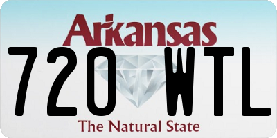 AR license plate 720WTL