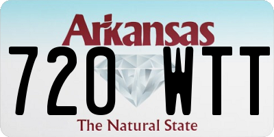 AR license plate 720WTT