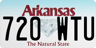 AR license plate 720WTU