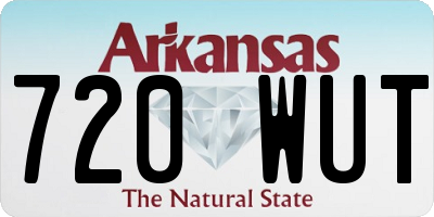 AR license plate 720WUT