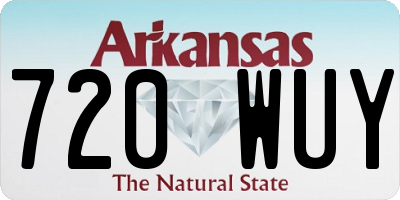 AR license plate 720WUY