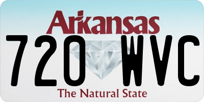 AR license plate 720WVC