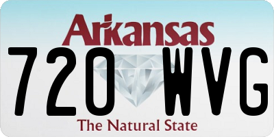AR license plate 720WVG