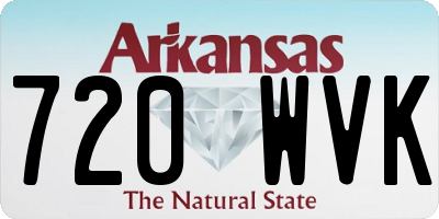 AR license plate 720WVK