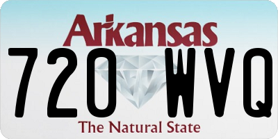 AR license plate 720WVQ