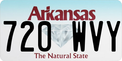 AR license plate 720WVY