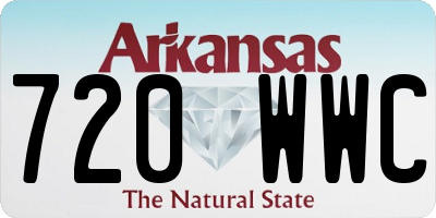 AR license plate 720WWC