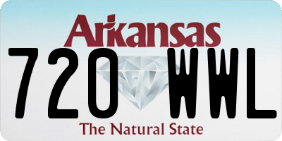 AR license plate 720WWL