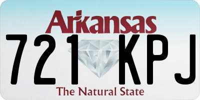 AR license plate 721KPJ