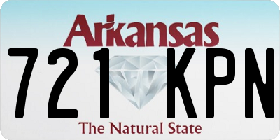 AR license plate 721KPN