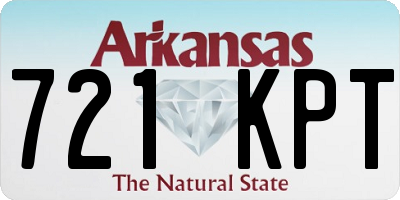 AR license plate 721KPT