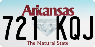 AR license plate 721KQJ