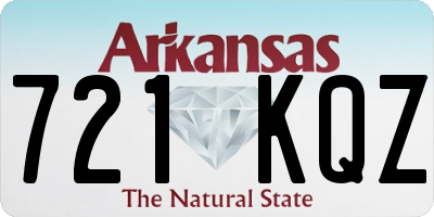 AR license plate 721KQZ