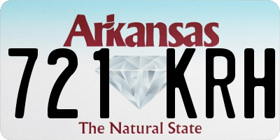 AR license plate 721KRH