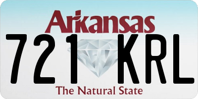 AR license plate 721KRL