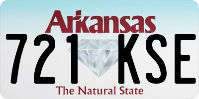 AR license plate 721KSE