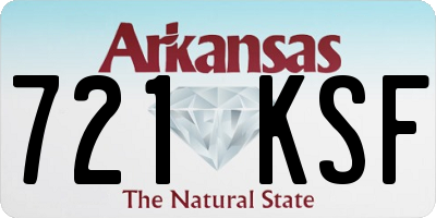AR license plate 721KSF