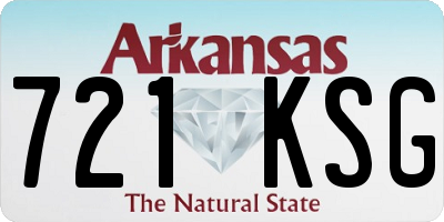 AR license plate 721KSG