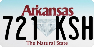 AR license plate 721KSH