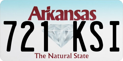 AR license plate 721KSI
