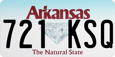 AR license plate 721KSQ