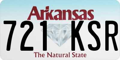 AR license plate 721KSR