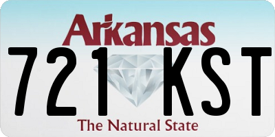 AR license plate 721KST