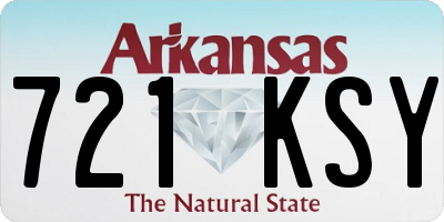 AR license plate 721KSY