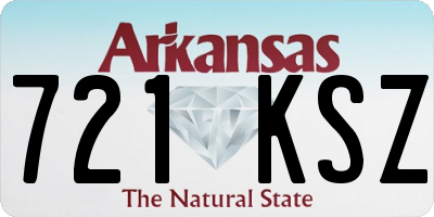 AR license plate 721KSZ