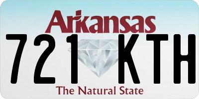 AR license plate 721KTH