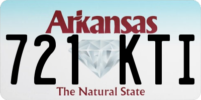AR license plate 721KTI