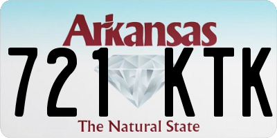 AR license plate 721KTK