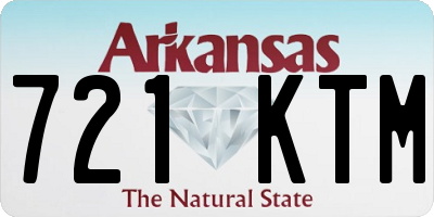 AR license plate 721KTM