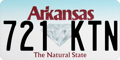 AR license plate 721KTN