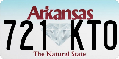 AR license plate 721KTO