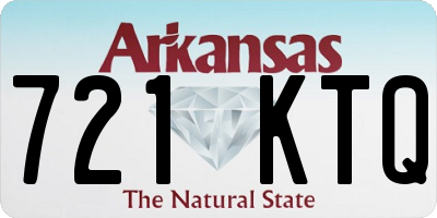 AR license plate 721KTQ