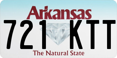 AR license plate 721KTT
