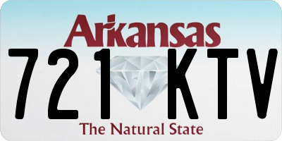 AR license plate 721KTV