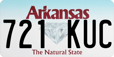 AR license plate 721KUC